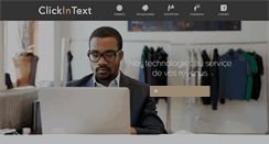 Desktop Screenshot of clickintext.com